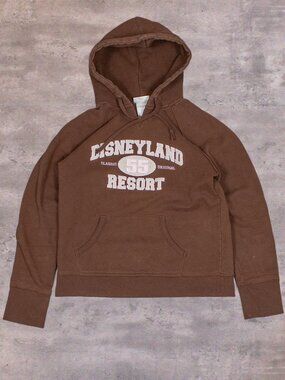 Vintage VTG Y2K 2000's Disney Resort Brown V Neck Travis‎ Scott Hoodie Sweater